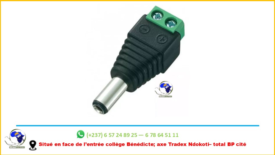 CONNECTEUR DC MÂLE